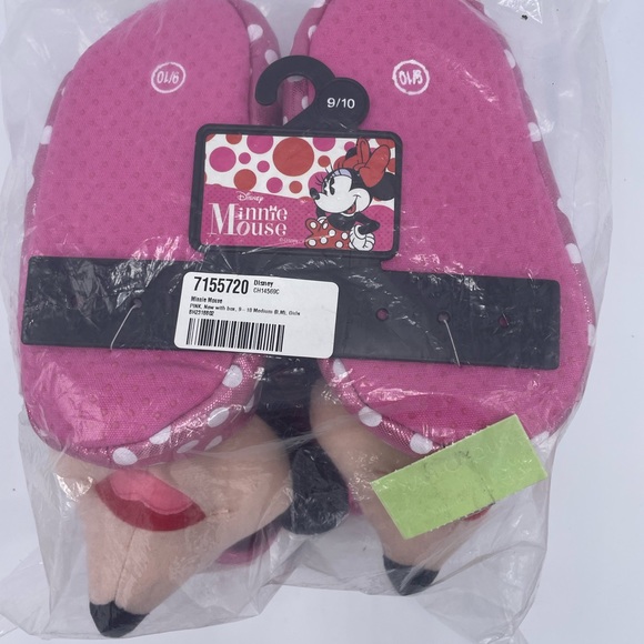 Disney Minnie Mouse Kids Slippers NEW - Picture 3 of 3